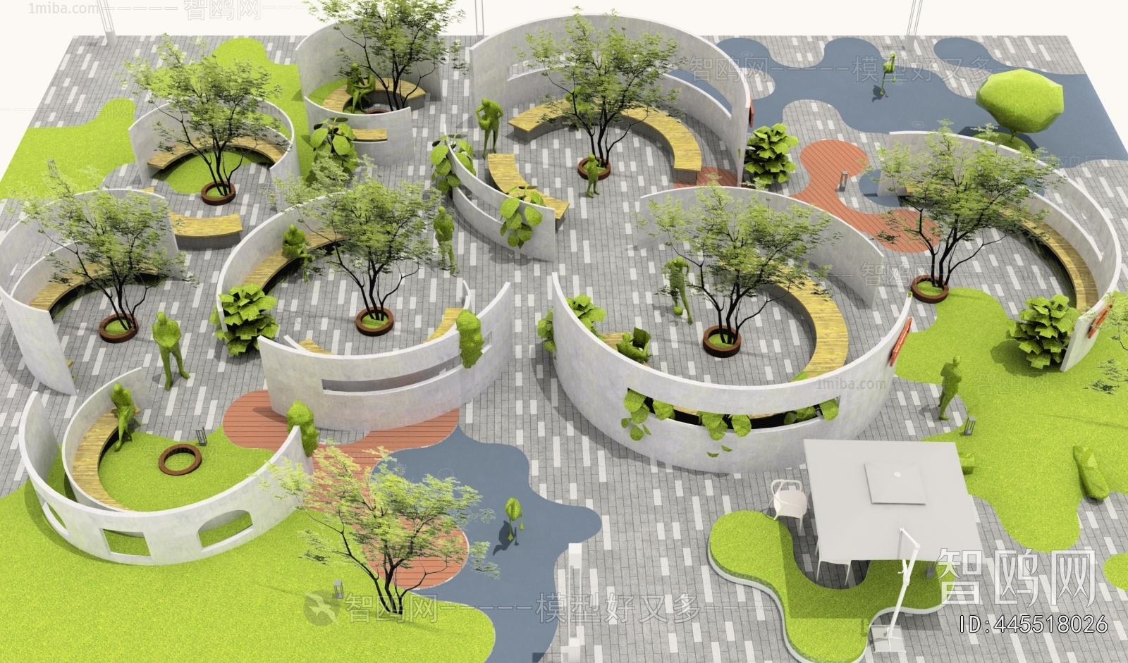 Modern Courtyard/landscape