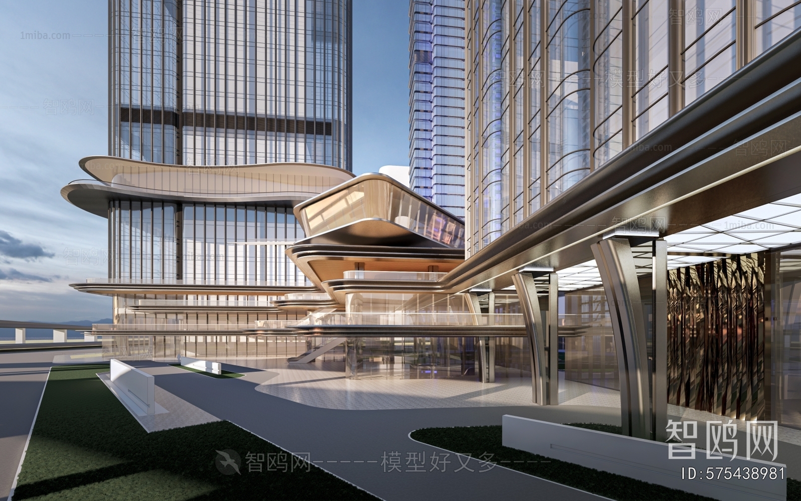 Modern Appearance Of Commercial Building