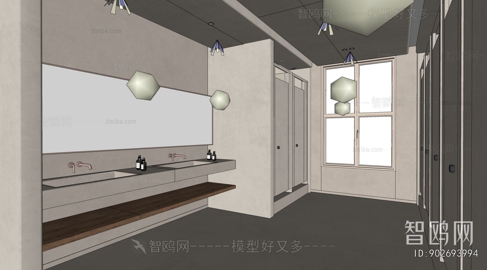 Modern Public Toilet