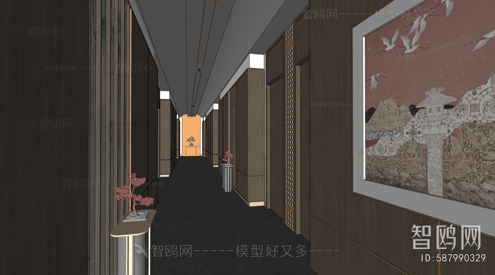 New Chinese Style Corridor