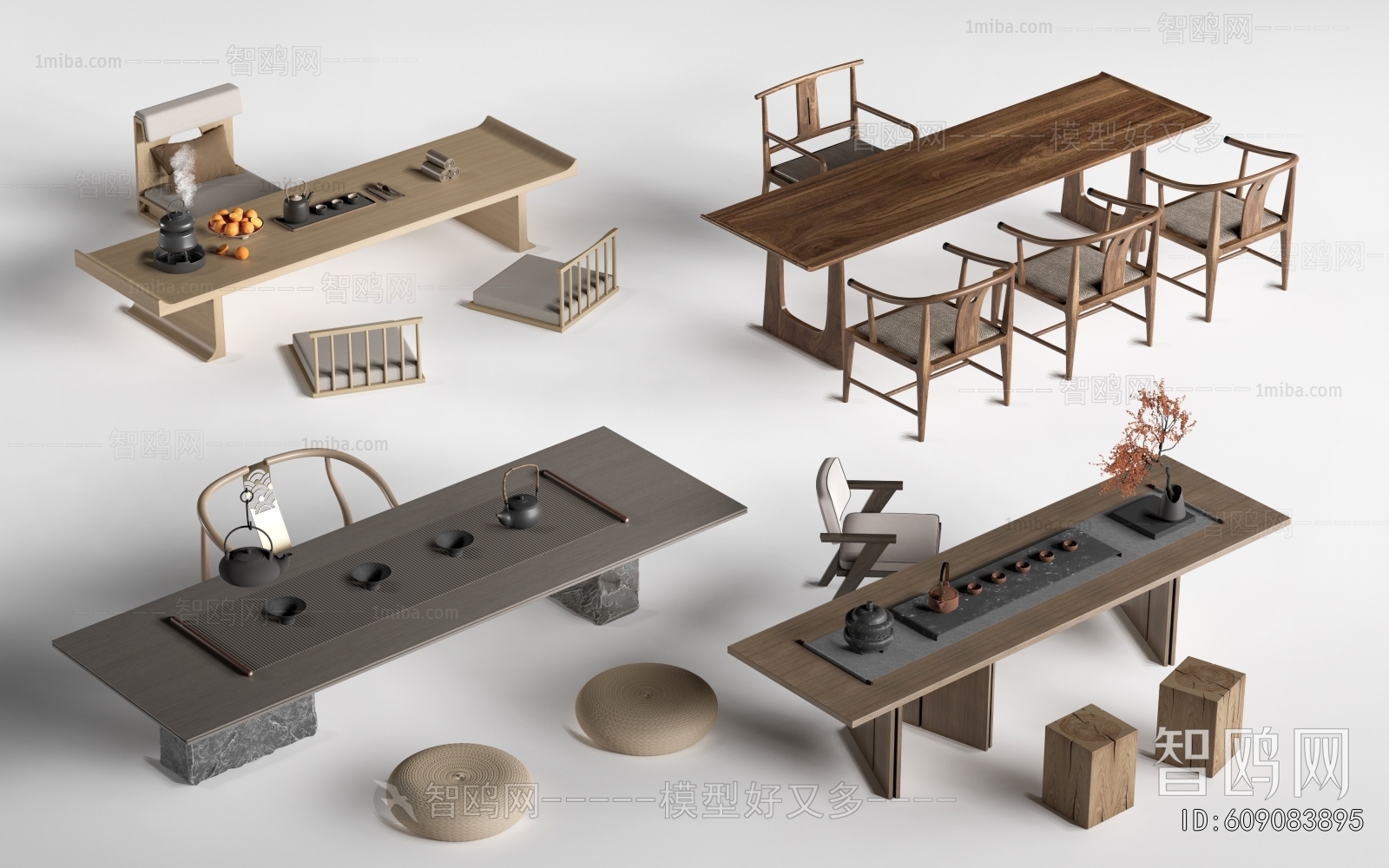 New Chinese Style Tea Tables And Chairs