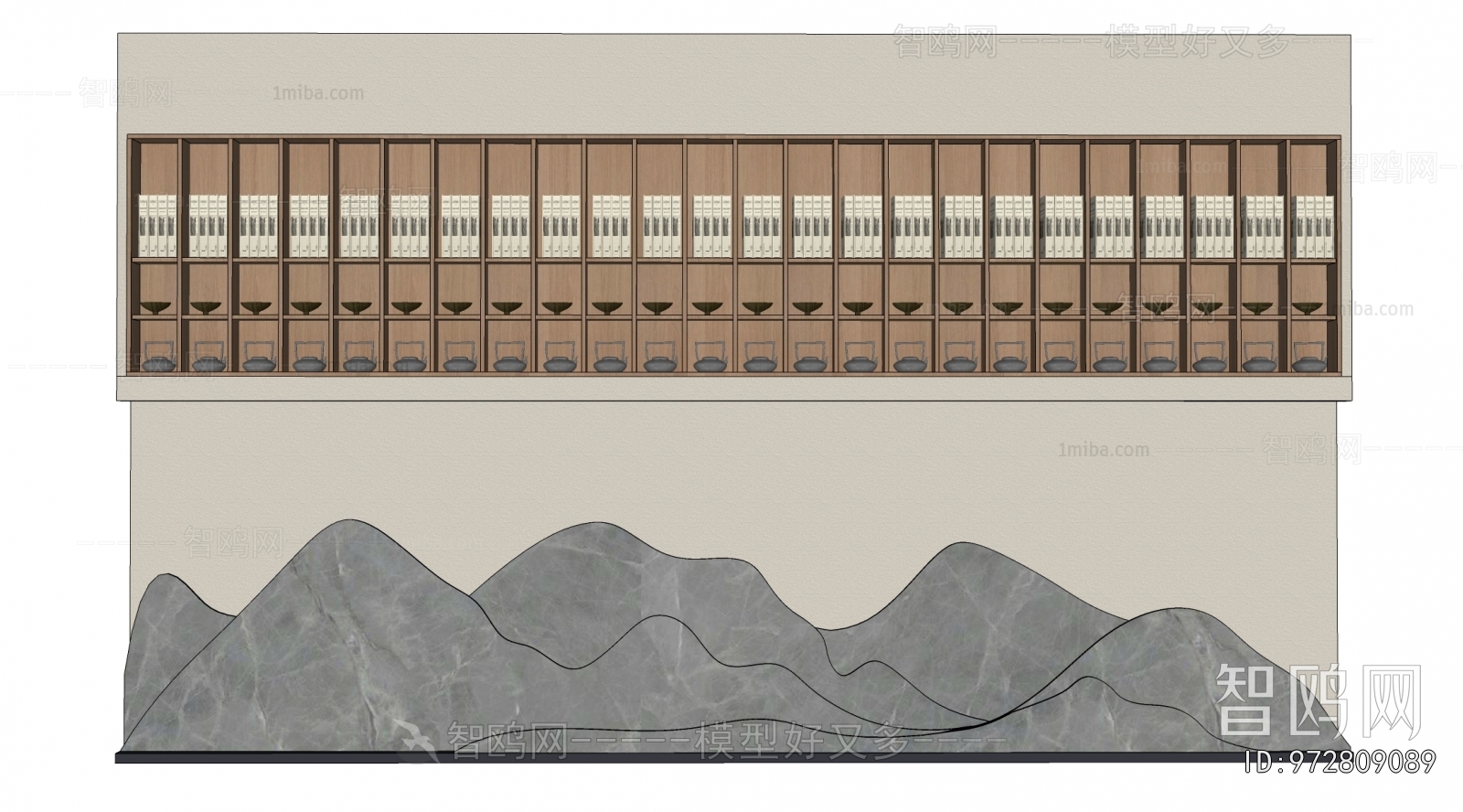 New Chinese Style Decorative Cabinet