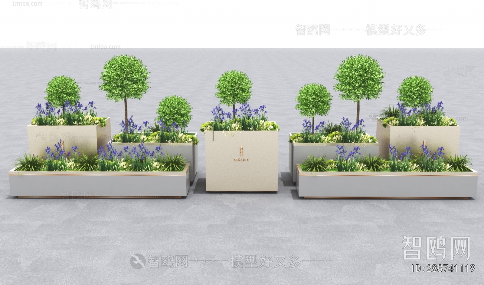 Modern Flower Bed, Flower Bowl, Flower Box