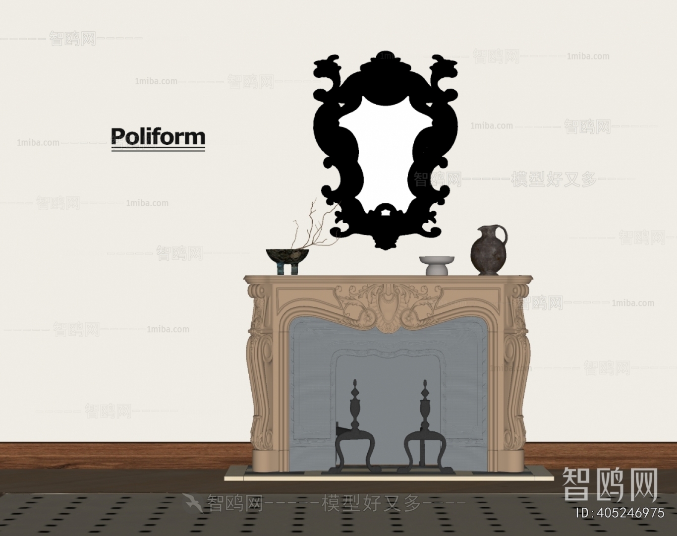 French Style Fireplace