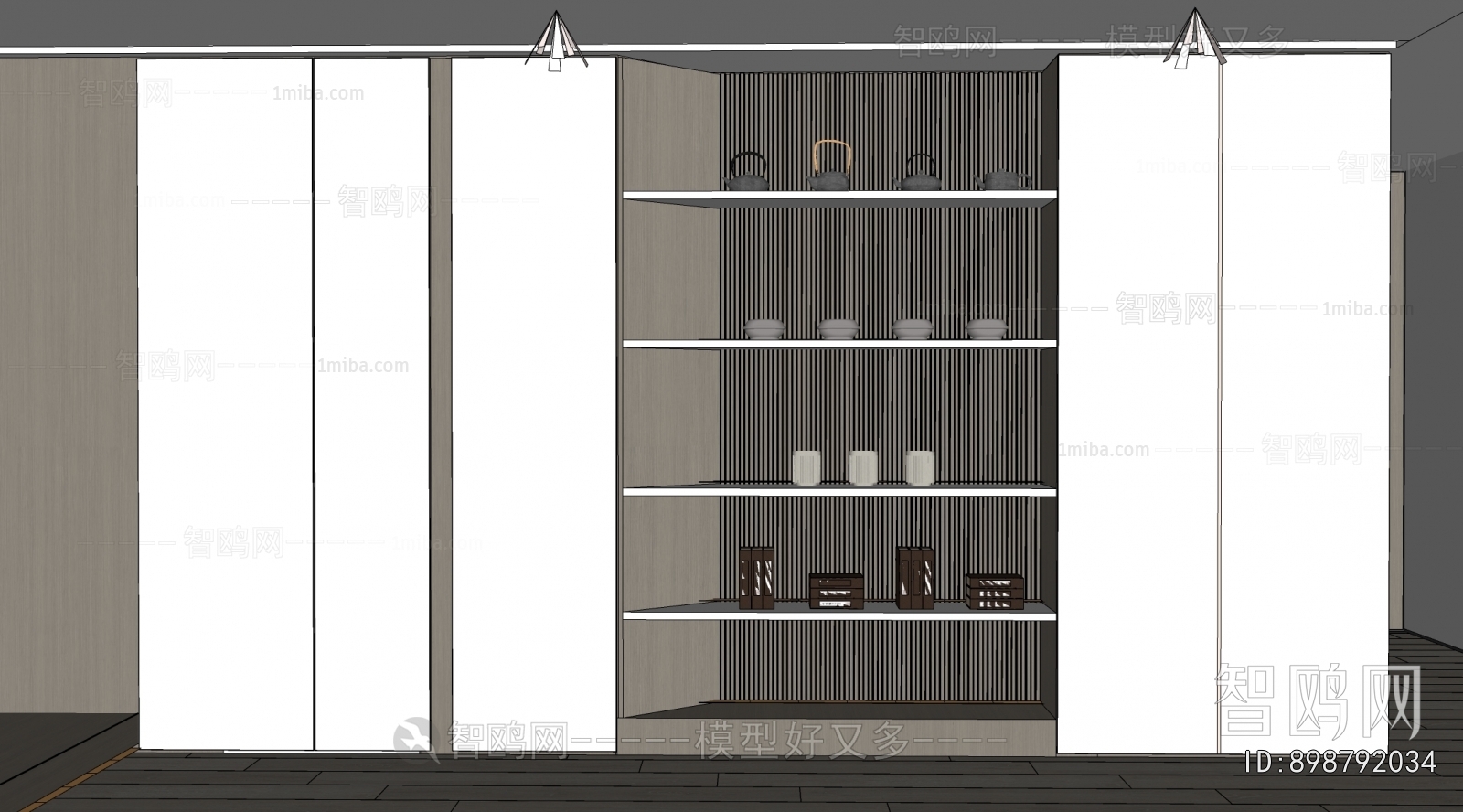 New Chinese Style TV Wall