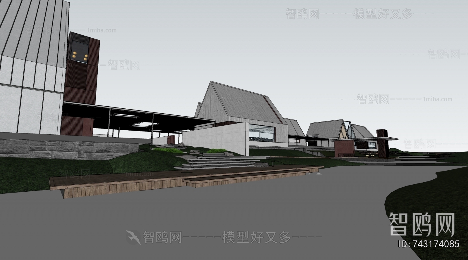 Modern Appearance Of Commercial Building