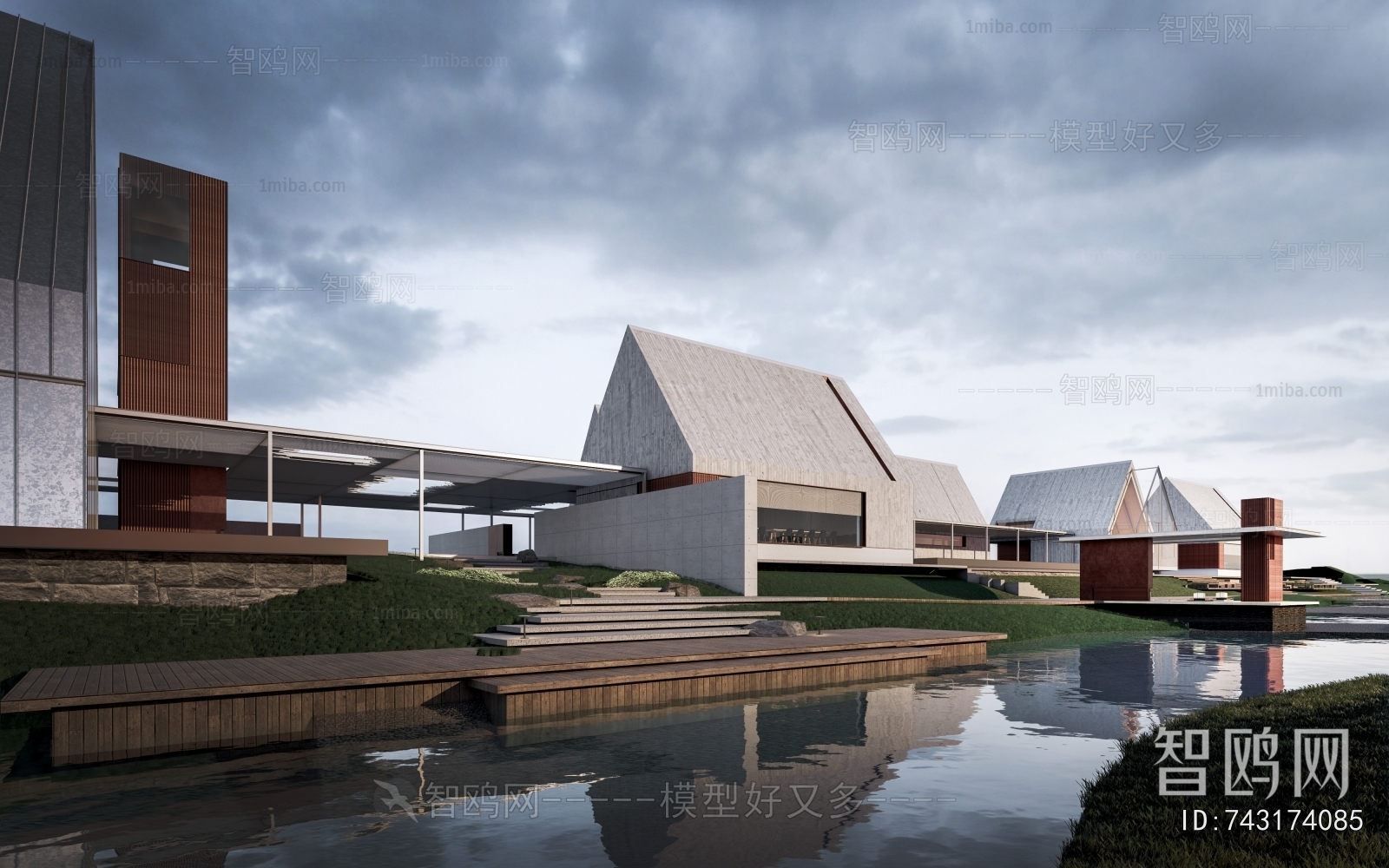 Modern Appearance Of Commercial Building