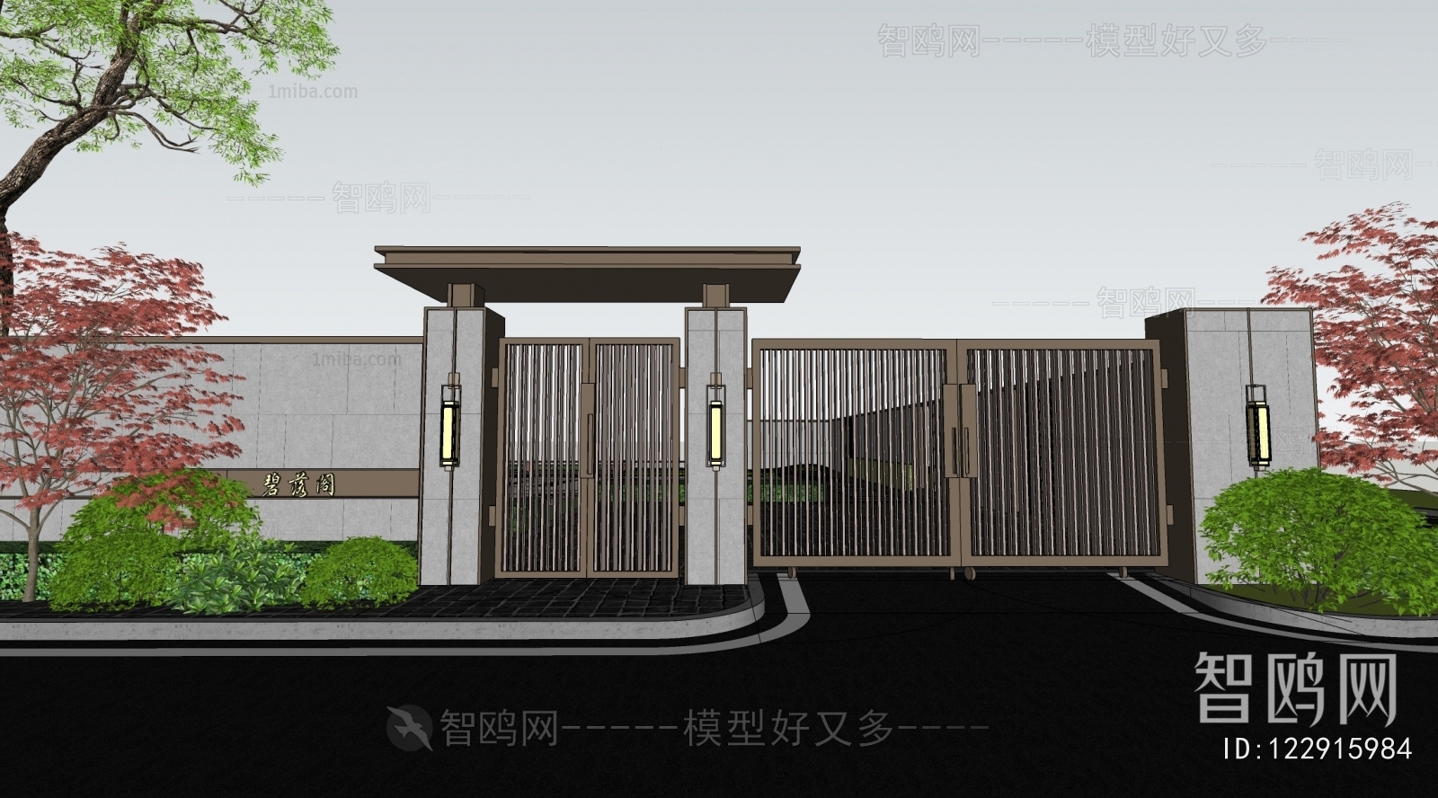 New Chinese Style Gate