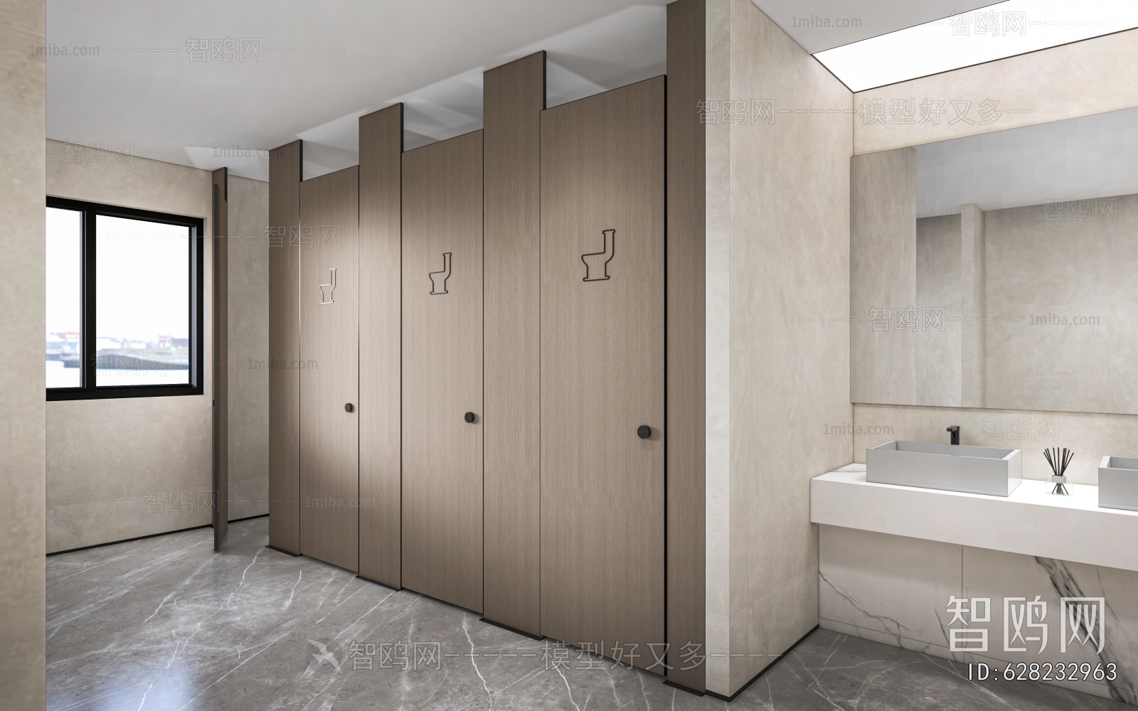 Modern Public Toilet