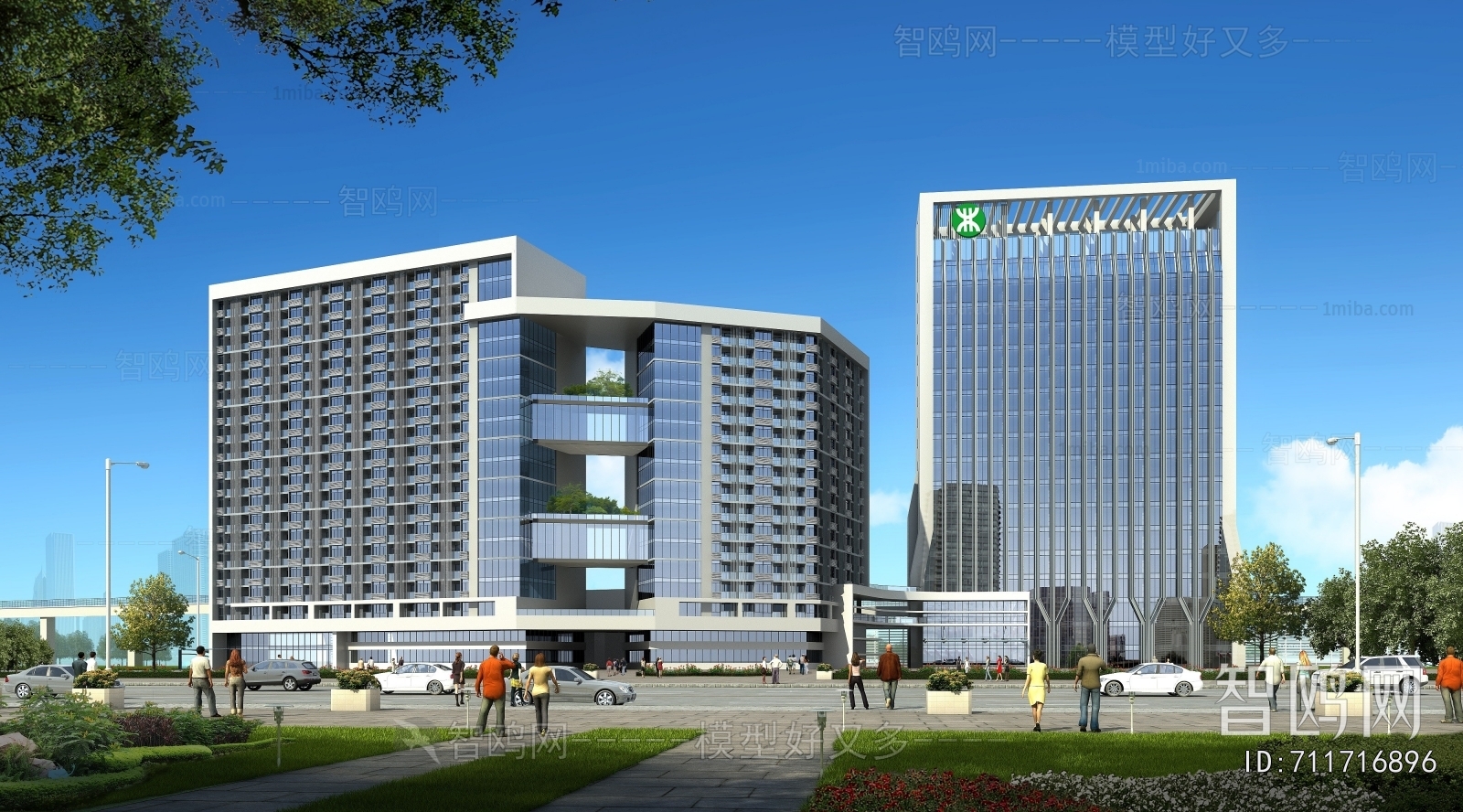 Modern Appearance Of Commercial Building