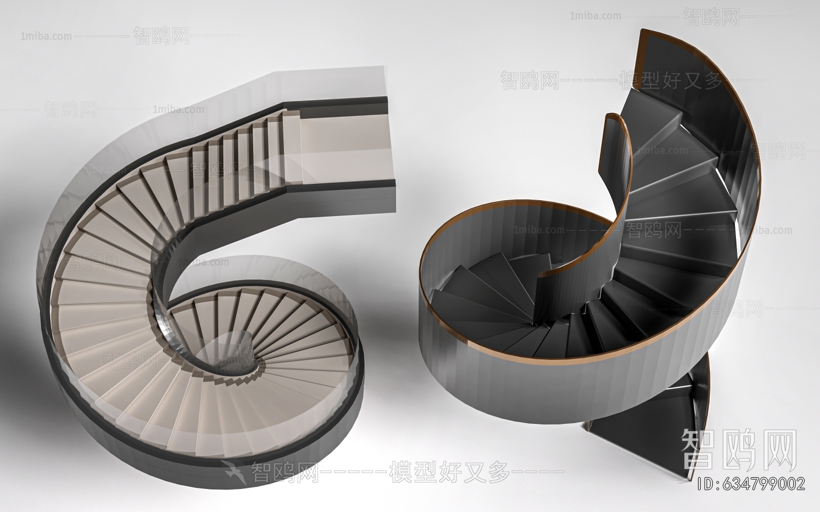 Modern Rotating Staircase