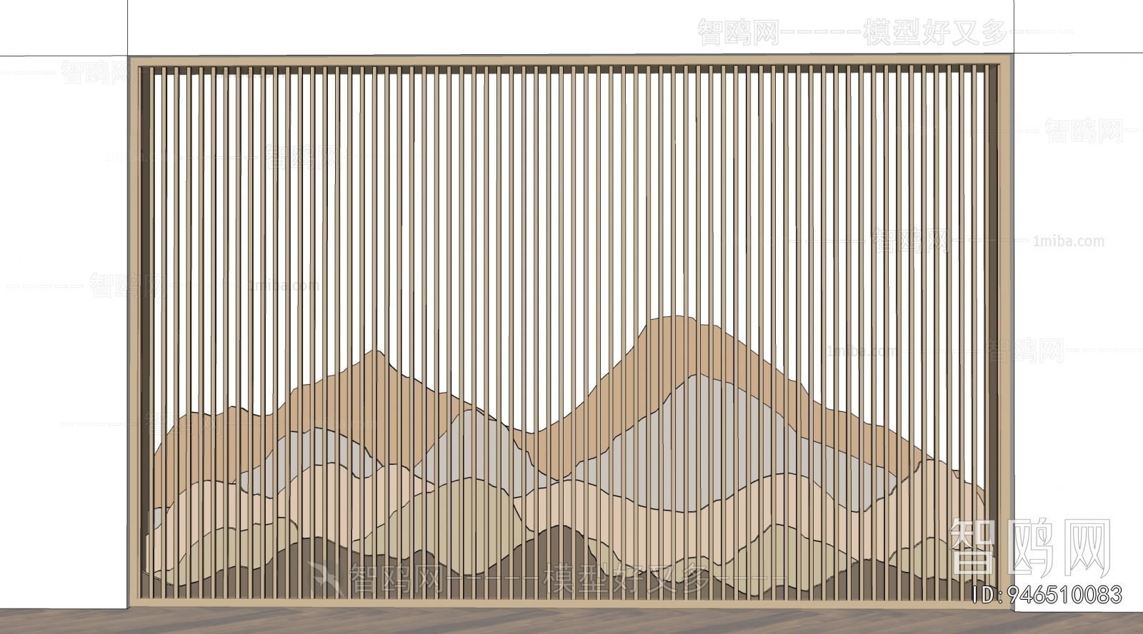 New Chinese Style TV Wall