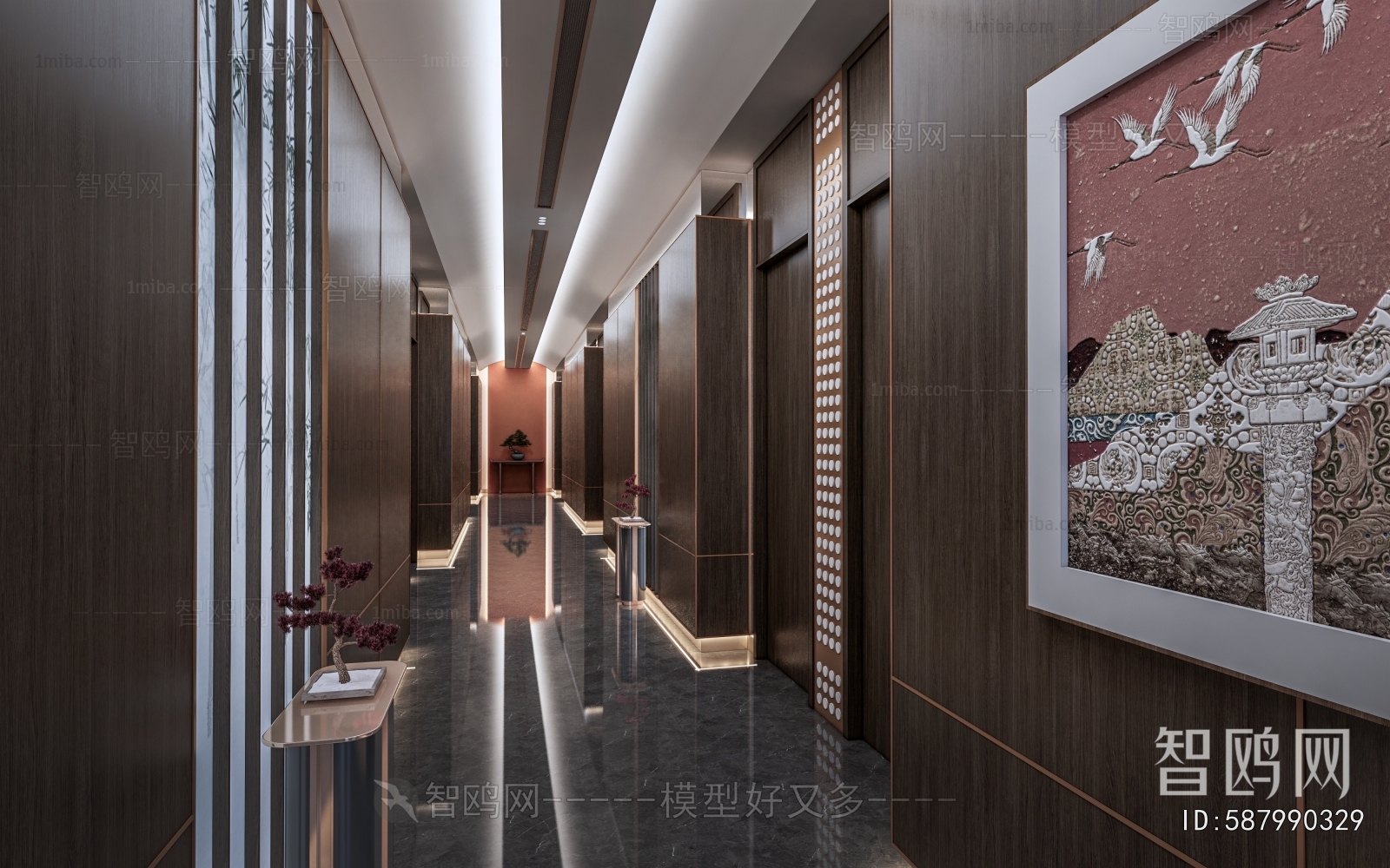 New Chinese Style Corridor