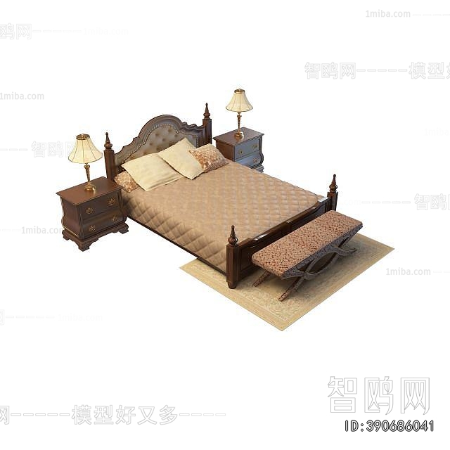 European Style Double Bed