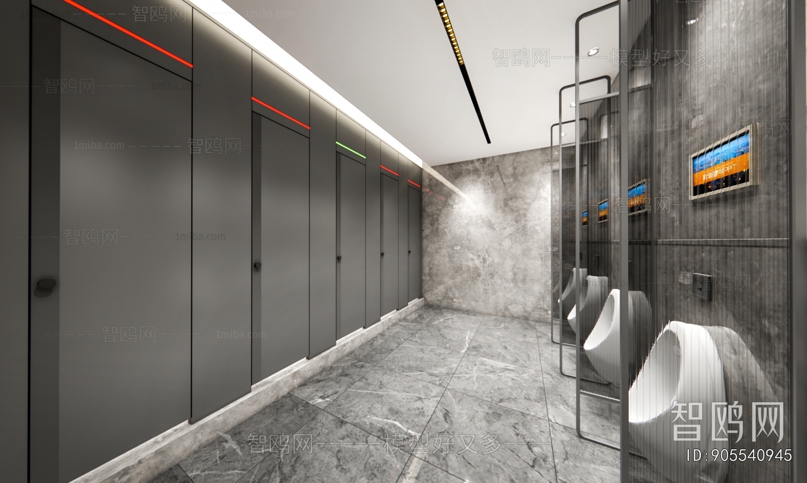 Modern Public Toilet