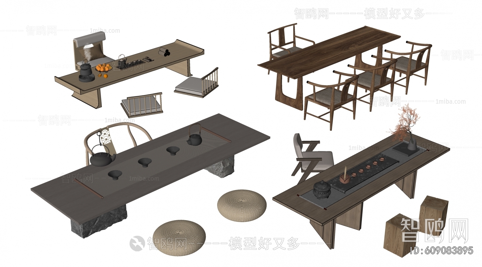 New Chinese Style Tea Tables And Chairs