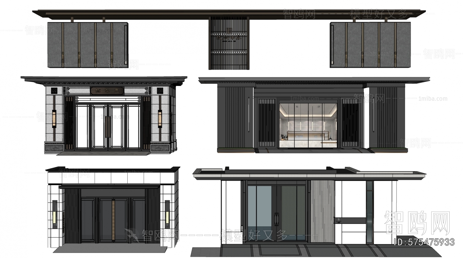 New Chinese Style Facade Element