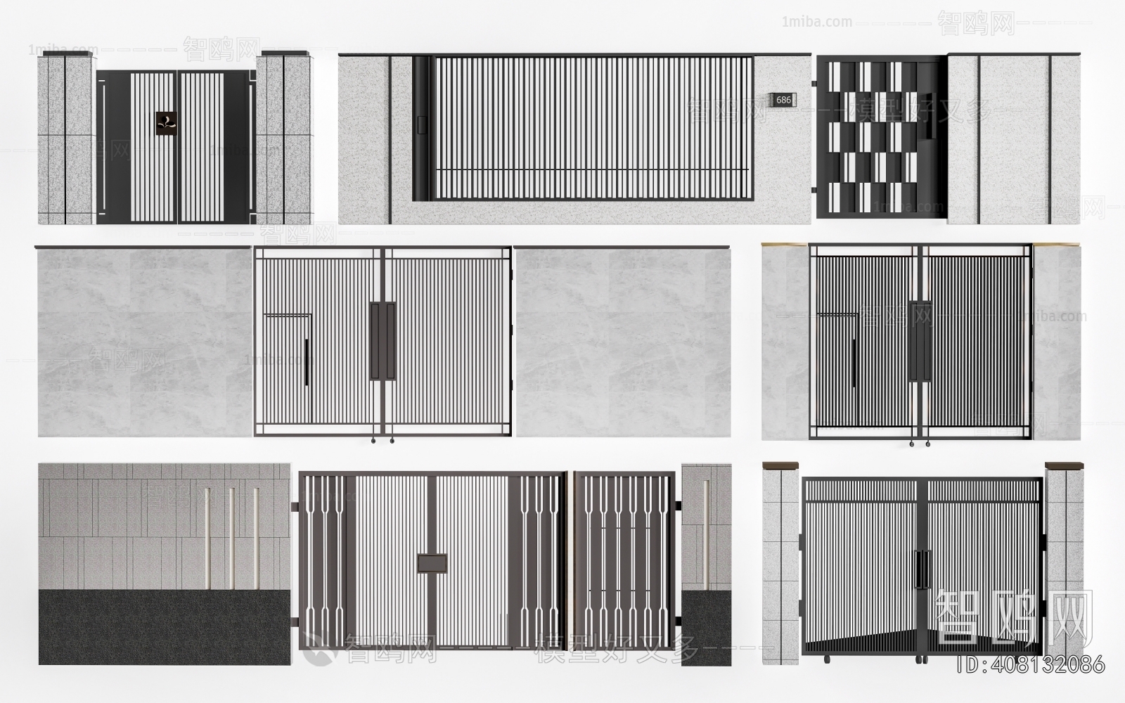 New Chinese Style Gate