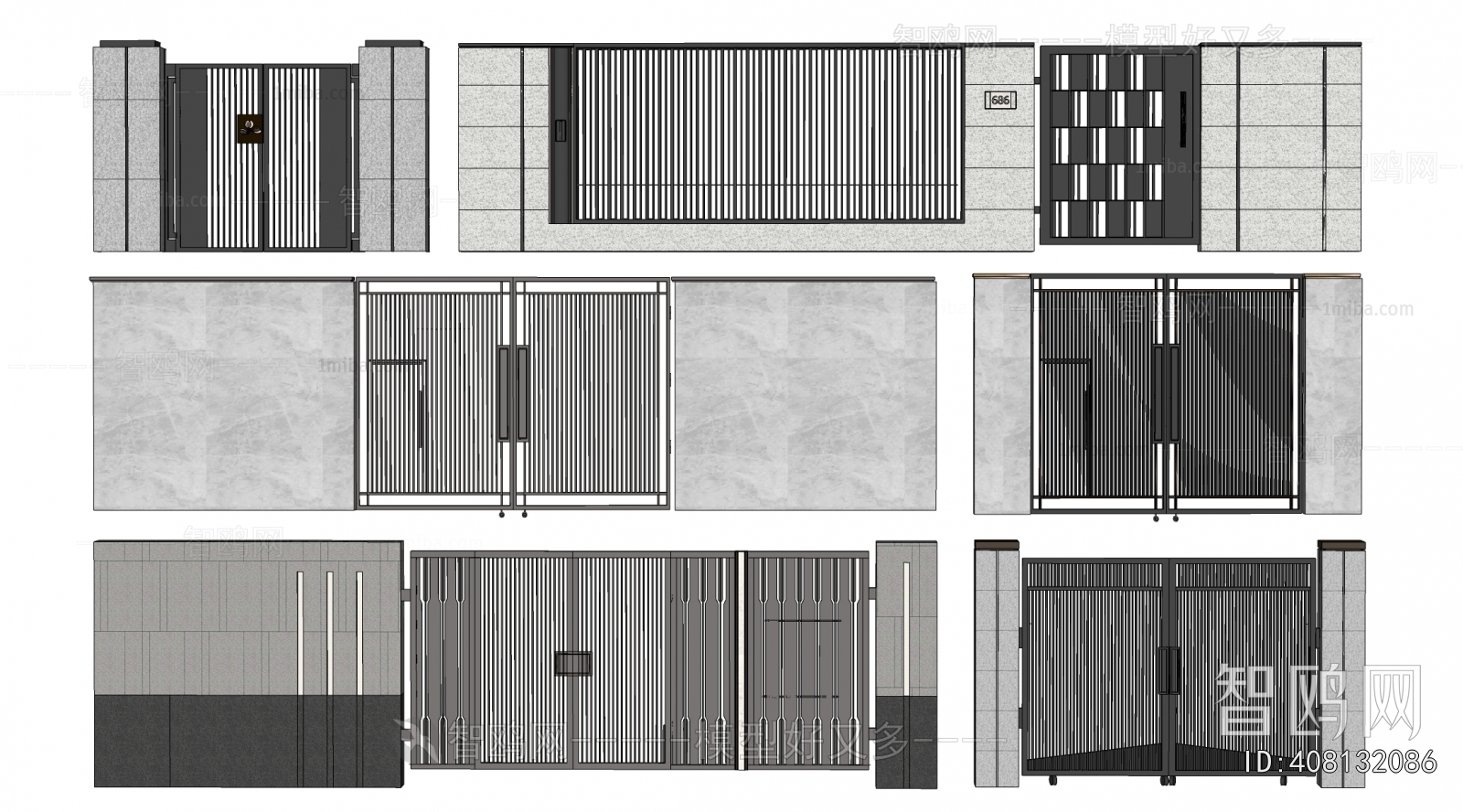 New Chinese Style Gate