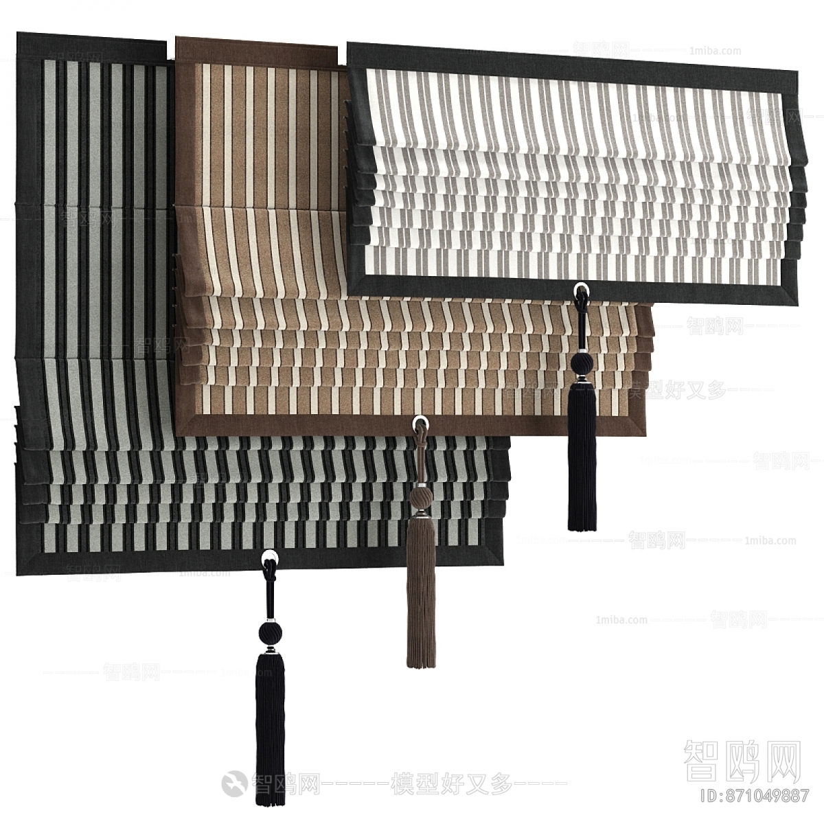 Modern Roman Curtain