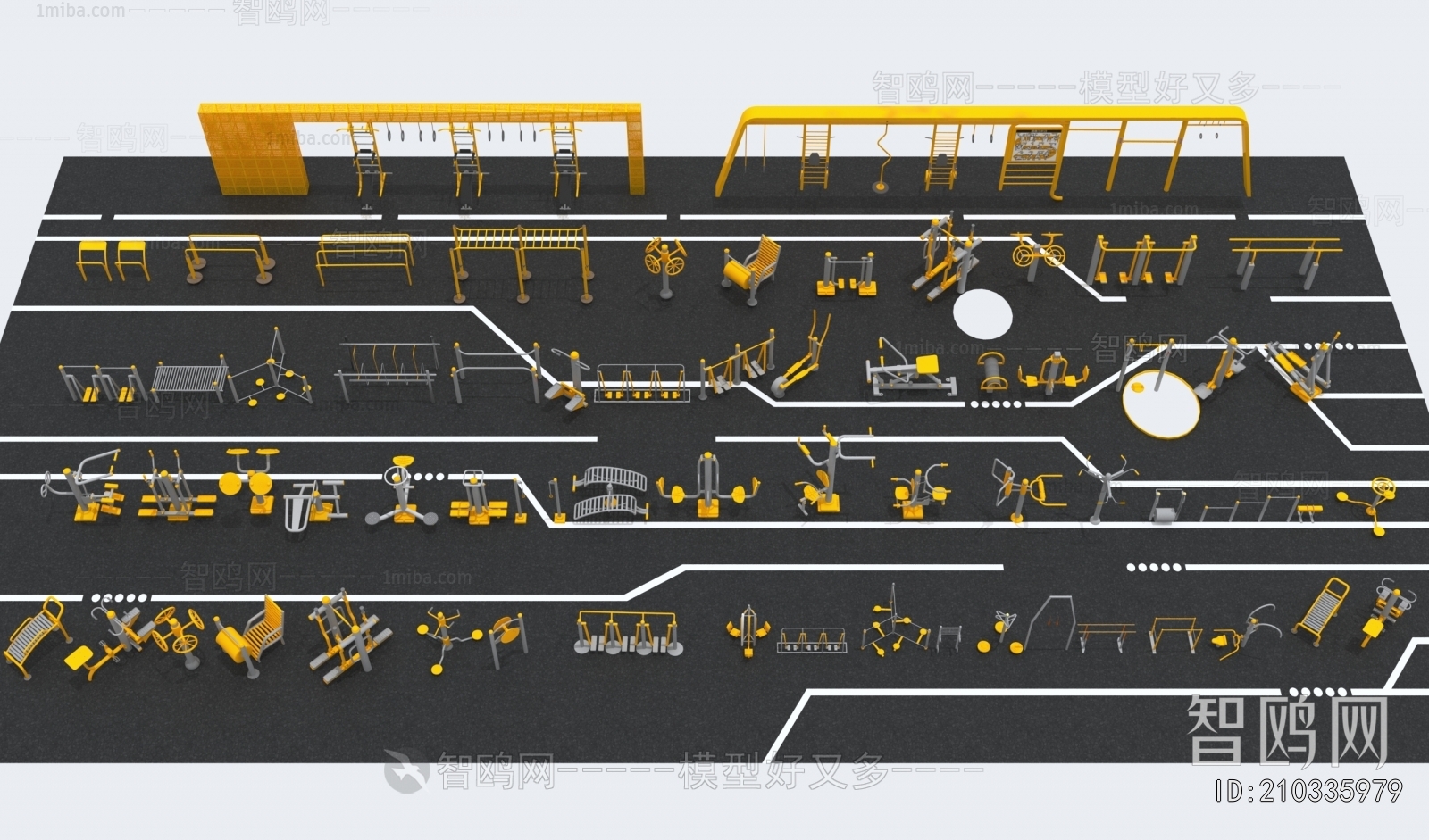 Modern Fitness Equipment