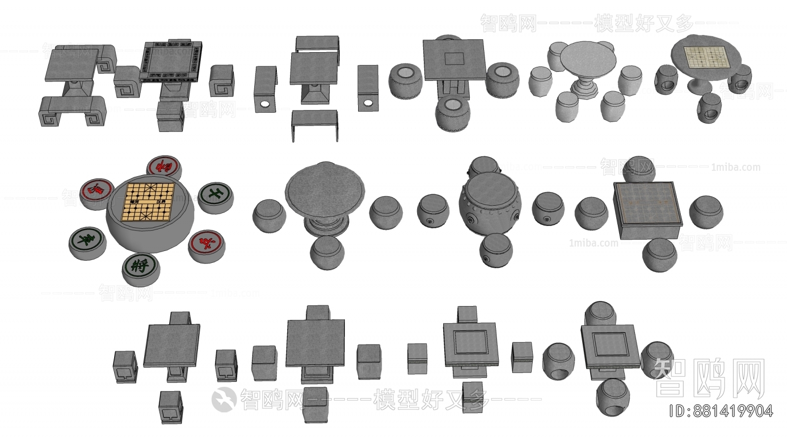 Chinese Style Outdoor Tables And Chairs