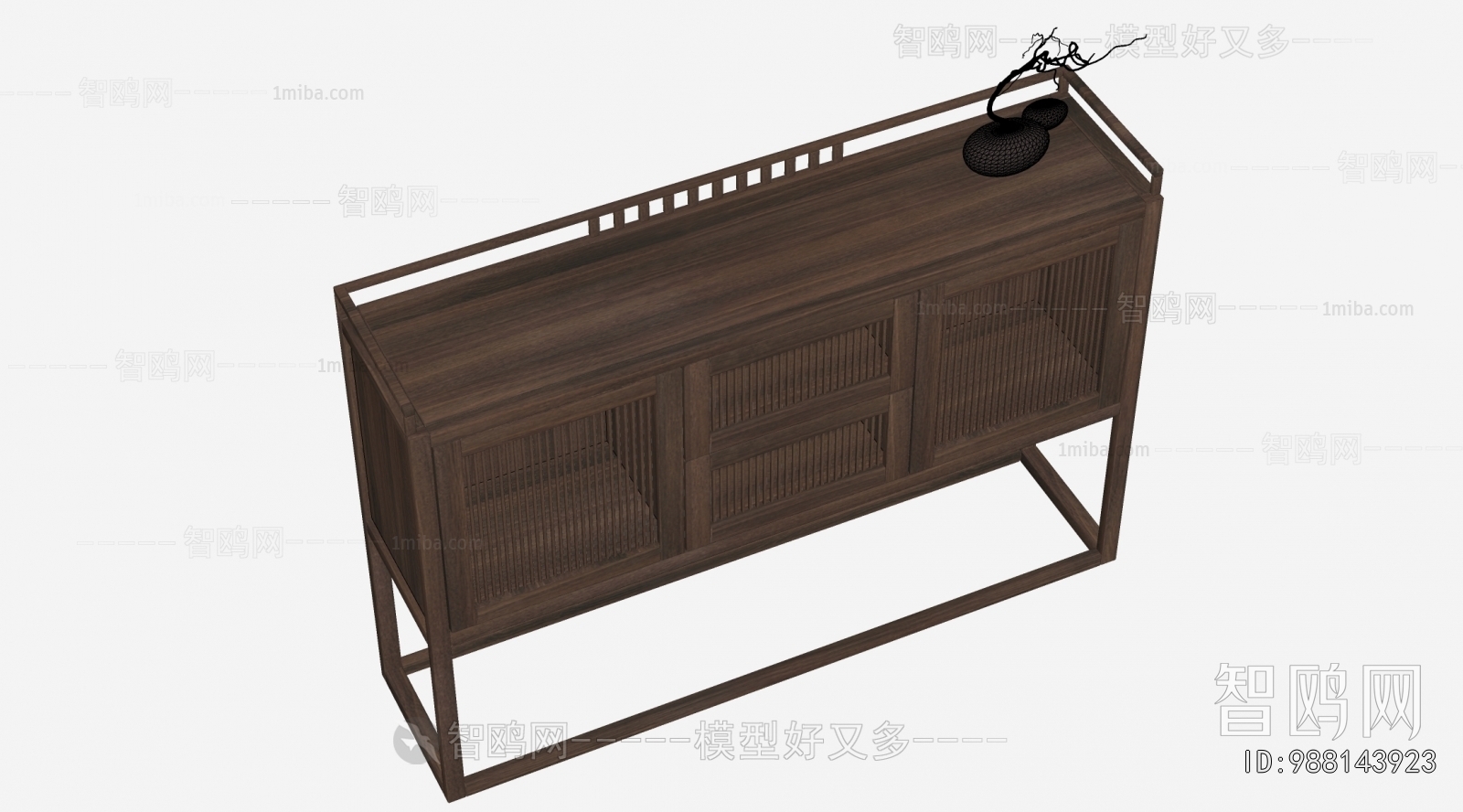 New Chinese Style Side Cabinet