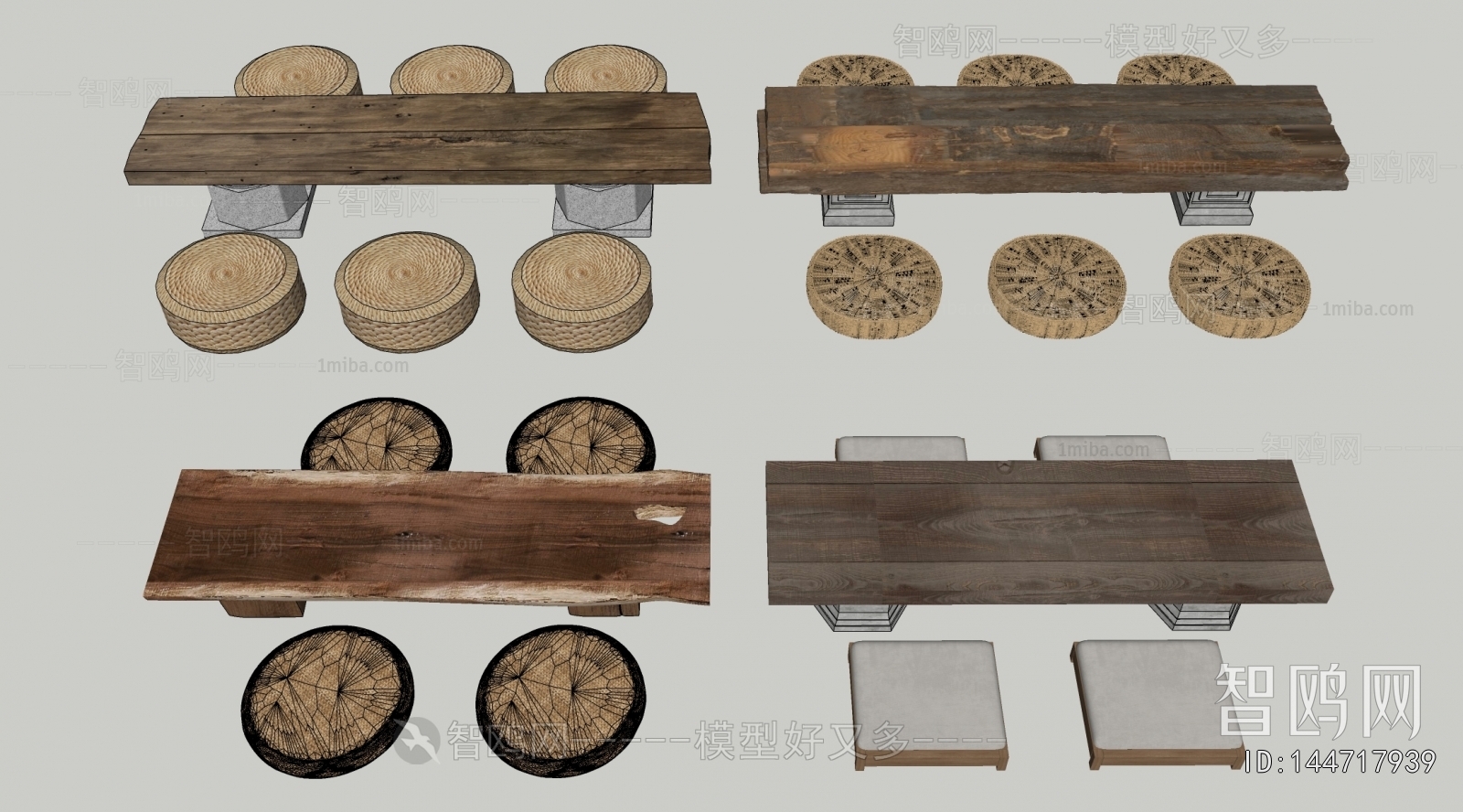 Chinese Style Tea Tables And Chairs