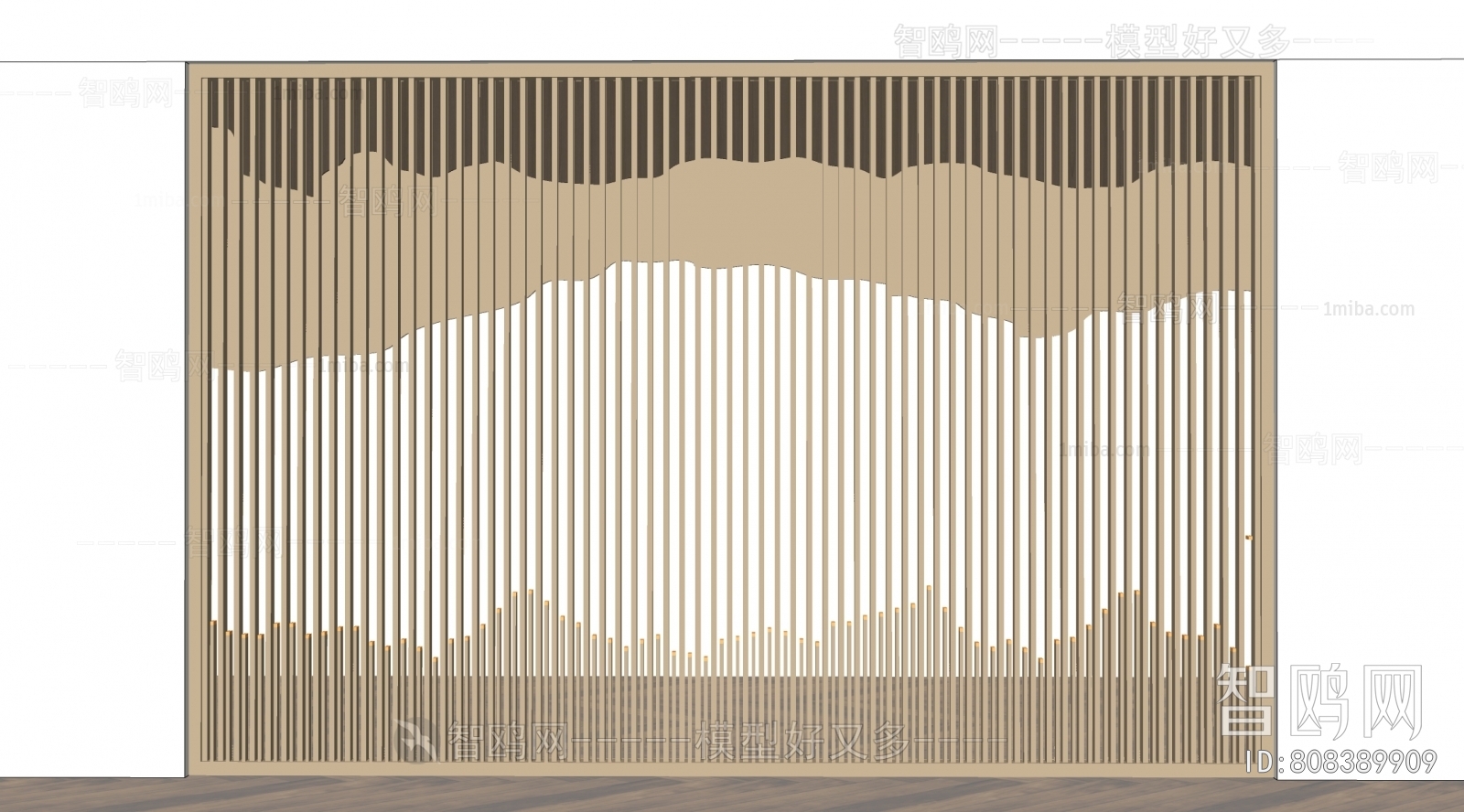 New Chinese Style TV Wall