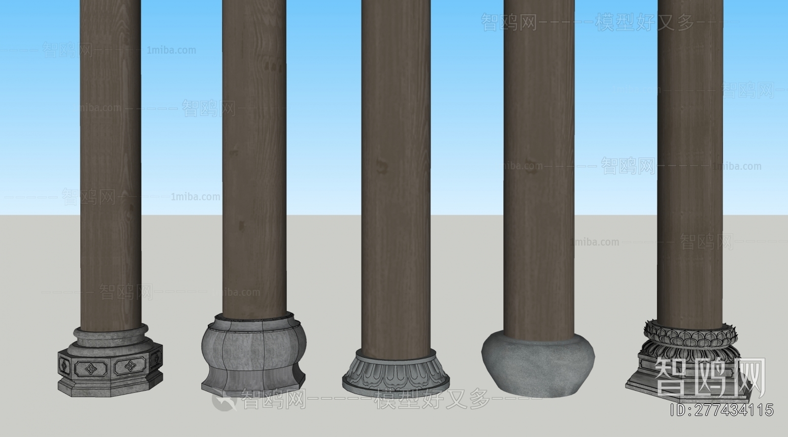 Chinese Style Column