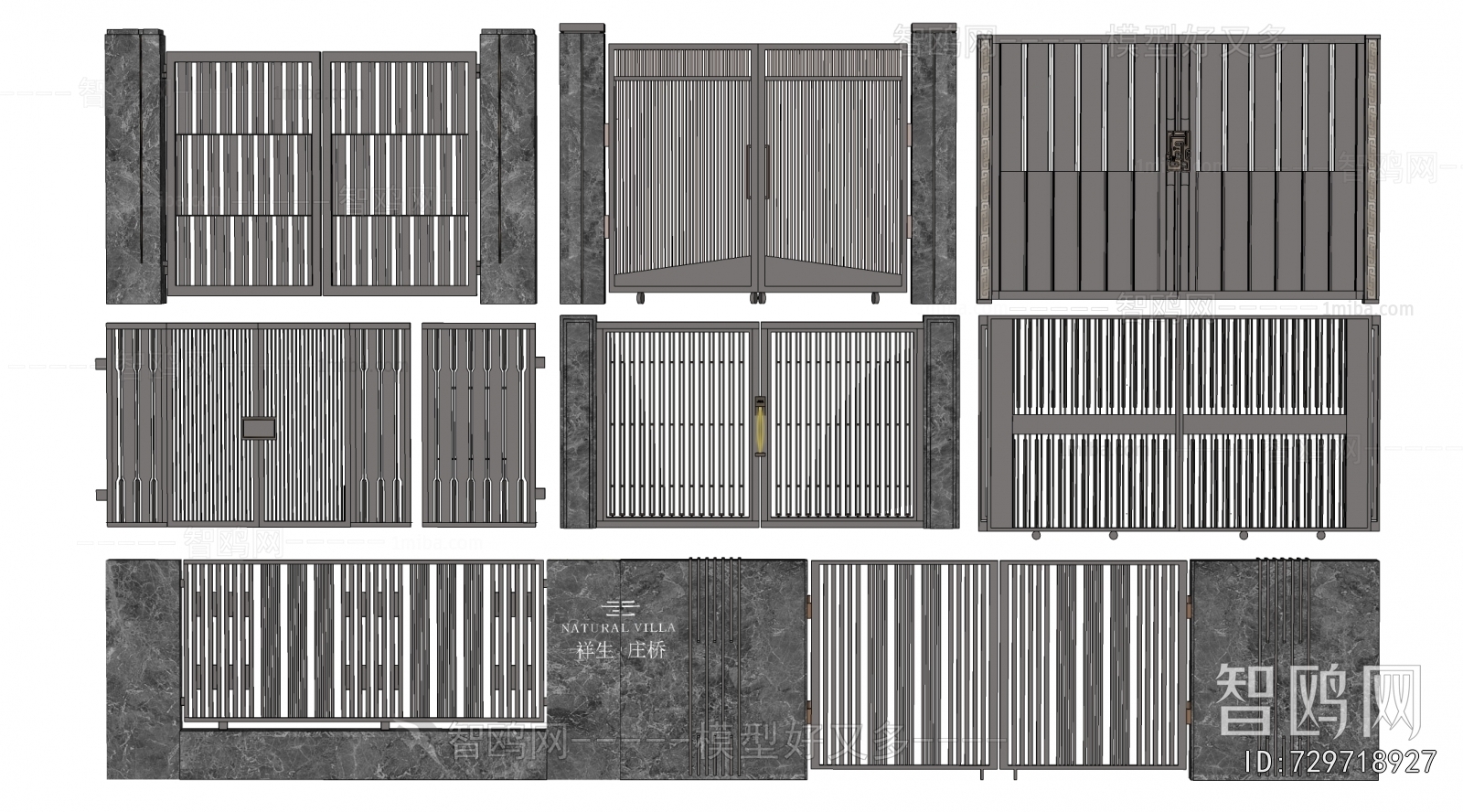 New Chinese Style Gate