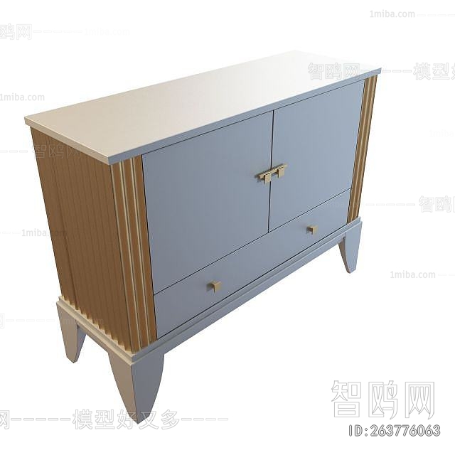 Simple European Style Side Cabinet