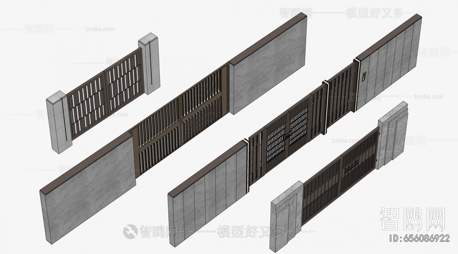 New Chinese Style Gate