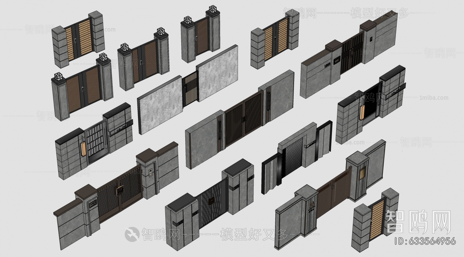 New Chinese Style Gate