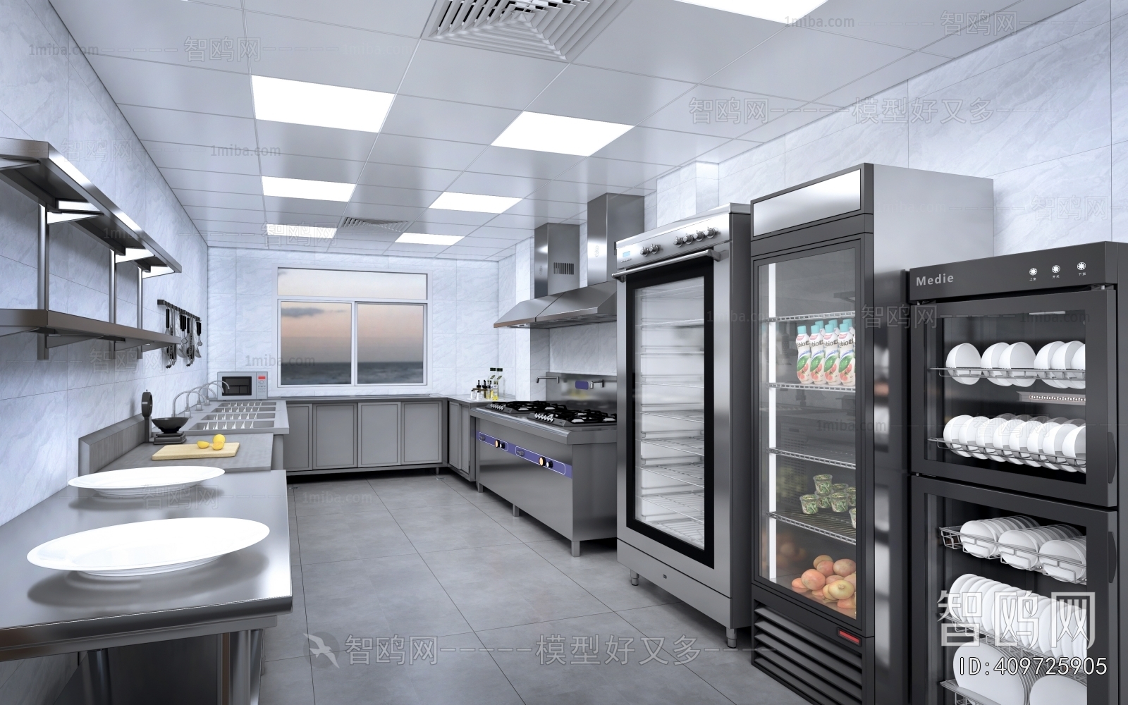 Modern Central Kitchen