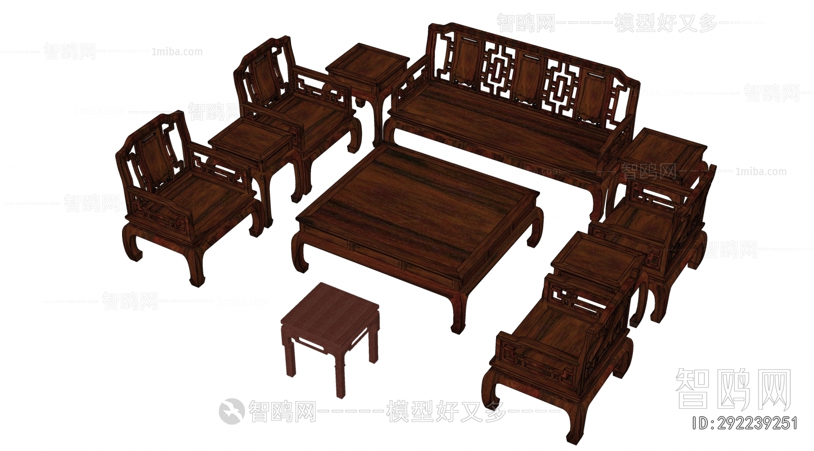 Chinese Style Sofa Combination