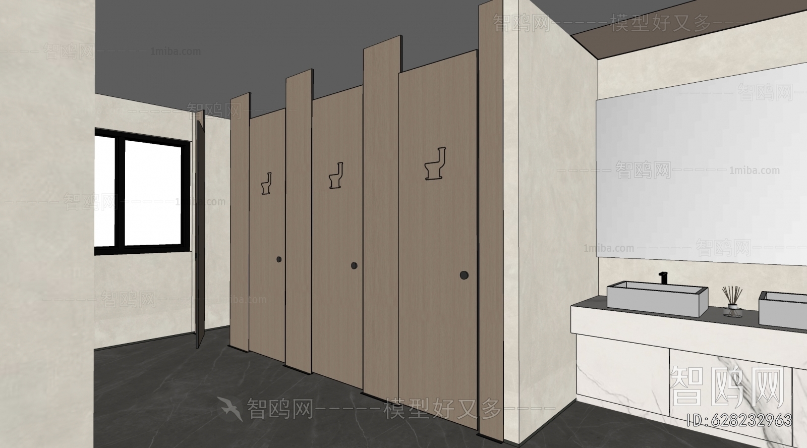 Modern Public Toilet