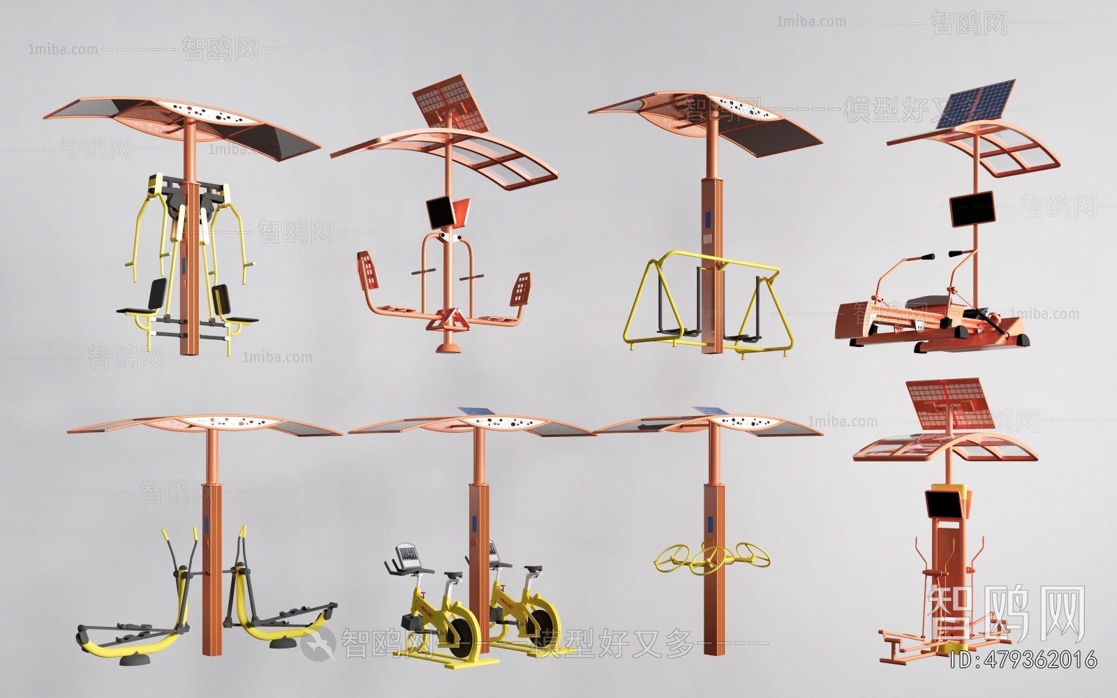 Modern Fitness Equipment