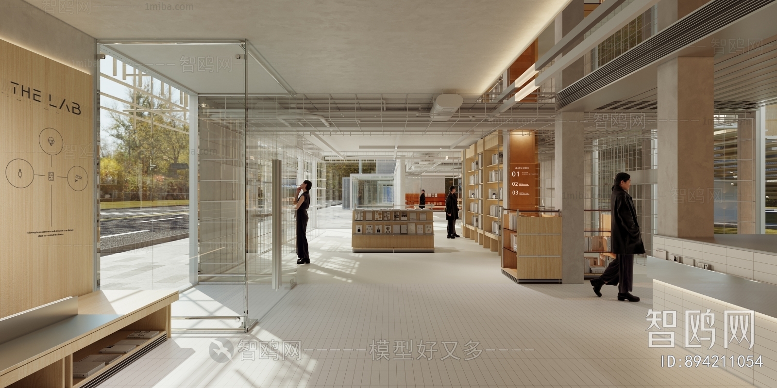 Modern Bookstore Book Bar