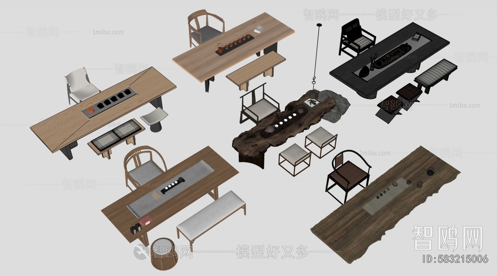 New Chinese Style Tea Tables And Chairs