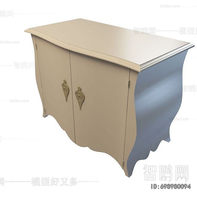 Simple European Style Side Cabinet