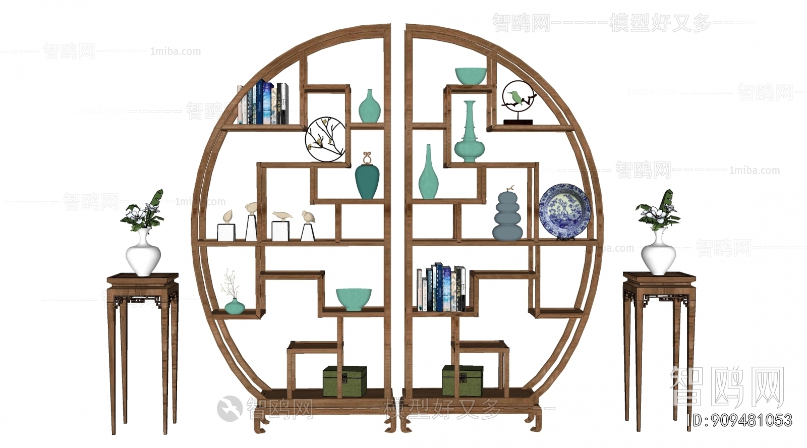 Chinese Style Antique Rack