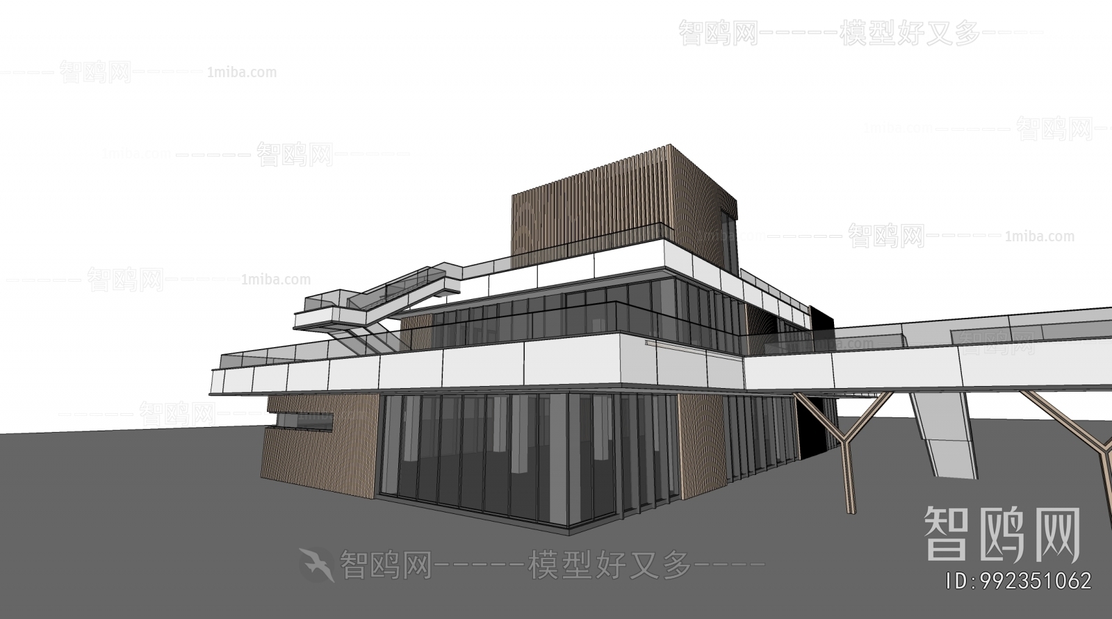 Modern Appearance Of Commercial Building