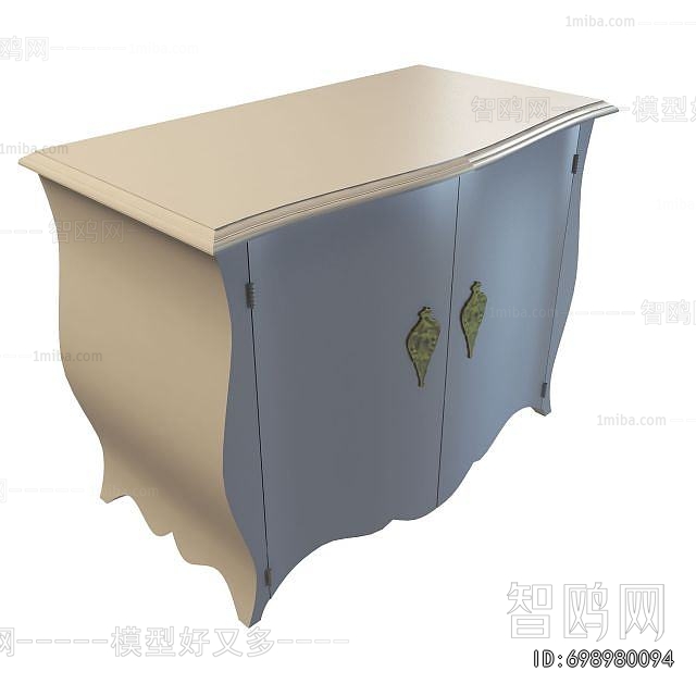 Simple European Style Side Cabinet