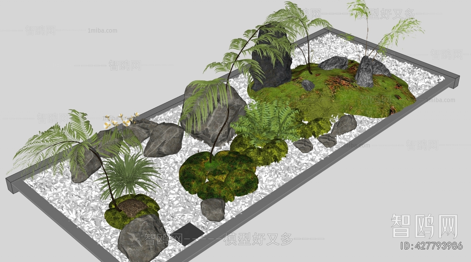 New Chinese Style Rockery Waterscape