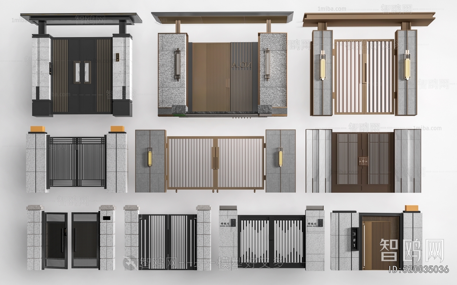 New Chinese Style Gate