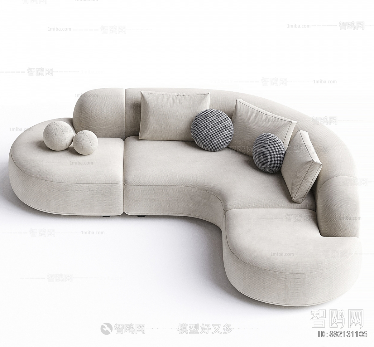 Modern Curved Sofa