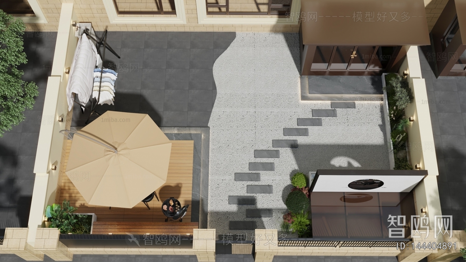 New Chinese Style Courtyard/landscape