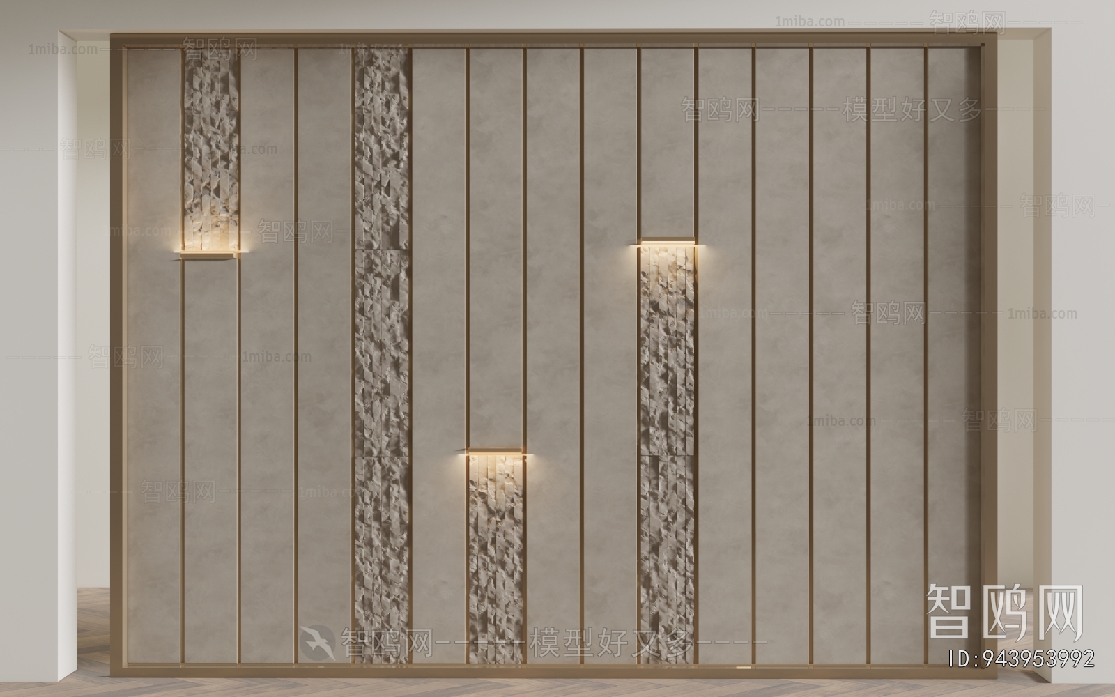 New Chinese Style TV Wall