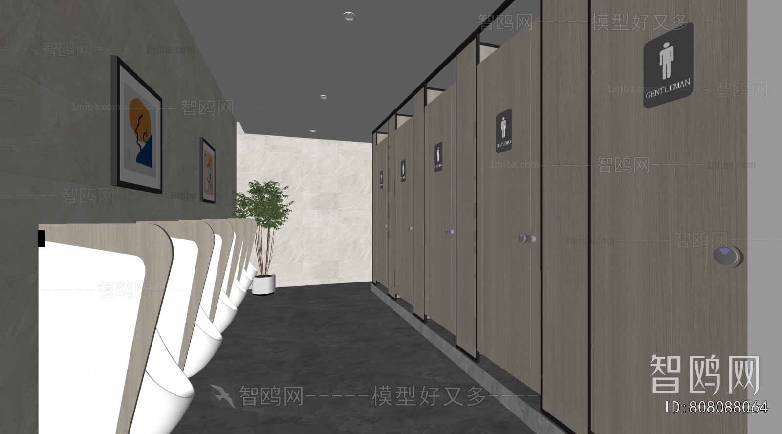 Modern Public Toilet